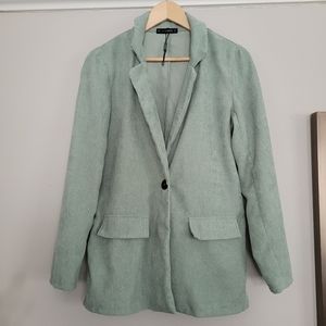 Zaful Mint Green Blazer Size L